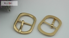 Latest design custom 25mm oval shape metal pin buckles RL-BPB036