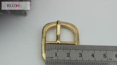 Latest design custom 25mm oval shape metal pin buckles RL-BPB036