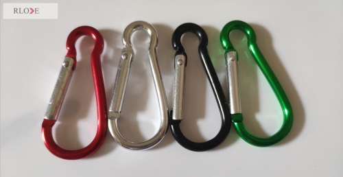 Factory Direct Customized Size Multi-color Aluminium Gourd Carabiner Hooks RL-CH015