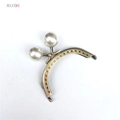 Wholesale 7.5cm Bronze Holes Arc Smooth Candy Coin Metal Purse Frame Lock RL-PMF0013