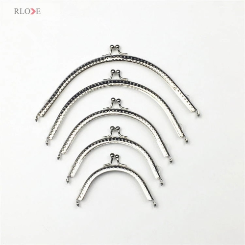 High Quality DIY Semicircle &amp; Square Clutch Purse Frame Metal Coin Purse Frame RL-PMF0048-0057(8.5/10.5/12.5/15/18CM)