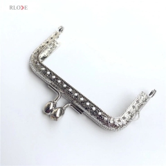 Purse Bag Part Accessories Metal Frame Kiss Clasp Metal Clutch Purse Frame RL-PMF072