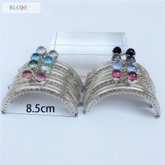 8.5CM bag accessories color choice silver candy purse frame clasp purse frame RL-PMF0106B