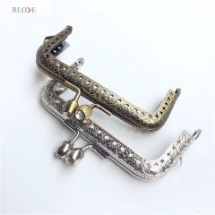 Purse Bag Part Accessories Metal Frame Kiss Clasp Metal Clutch Purse Frame RL-PMF072