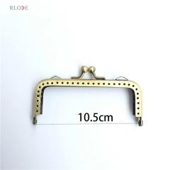 wholesale high quality square smooth clutch kiss lock bag metal frame RL-PMF0114&0119