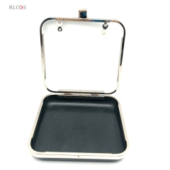 Sliver color bag accessories metal purse frame plastic box H-060