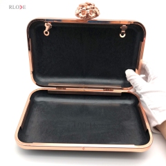 Different color handbag box clutch frame for ladies purse H-058