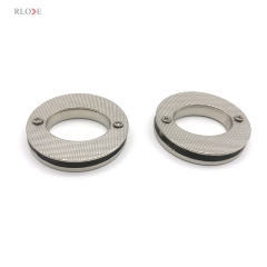 High Quality Shiny Silver Zinc Alloy 30 MM Bag Metal Eyelets With Screw For Leather Handbag