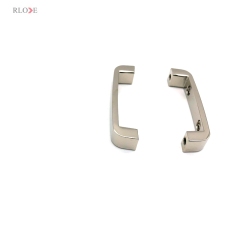 Shiny Nickel Color Zinc Alloy 30.18 MM Silver Bag Decoration Metal Arch Bridge Buckles For Handbags Fittings