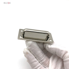 Professional Zinc Alloy Silver Color Rectangle Shape 38 MM Bag Metal Arch Bridge For Handbag Accessories