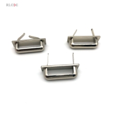 Hanging Nickle Color 1 Inch Metal Arch Bridge Bag Accessories Decoration Buckles For Handbag