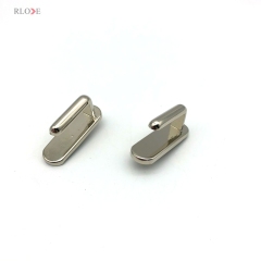 Nickel Color Zinc Alloy Handbag Hardware 18.01 MM Metal Decorative Clips Arch Bridge Buckles For Bags