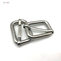 Handbag Shoulder Strap Hardware Fitting Rolling Nickel Iron Metal Slider Buckles 26MM For Bags