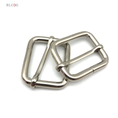 Cheapest Rolling Plating Silver Iron Bag Adjustable Buckles Slider Metal Fitting 32MM