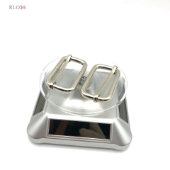 Handbag Iron Slider Metal Adjustable Buckles 39MM Rolling Nickel Bag Hardware Fittings For Leather Strap