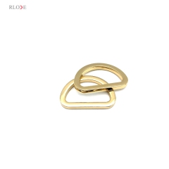 Factory Price Retail Zinc Alloy Light Gold 1 Inch Bag D Rings Metal Buckles For Handbag Accessories