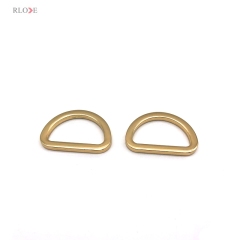 Factory Price Retail Zinc Alloy Light Gold 1 Inch Bag D Rings Metal Buckles For Handbag Accessories