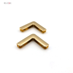 Decoration Accessory 26.58MM Light Gold Metal Corner Protector For Notebook/Handbag