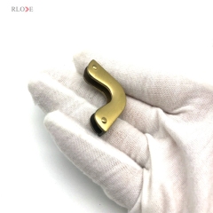 Purse Metal Corner Hanging Plating Zinc Alloy 24.32MM Small Protective Clip For Book / Bags