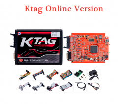 V2.25 KTAG EU Online Version Firmware V7.020 K-TAG Master with Red PCB No Tokens Limitation