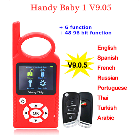 JMD Handy Baby1 1pcs JMD Super Remote Auto Key Programmer For 4D/46/48/Red/King Chip CBAY Chip Multi-Language