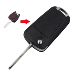 2 Button Flip Key Shell with HU46 Blade For Nissan Astra Vectra Zafira 5 Pieces/Lot