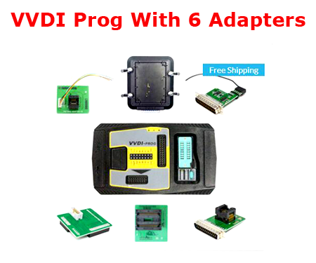 Xhorse VVDI Prog Programmer with 6 Adapters Kit