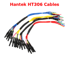 Hantek HT306 6-way Universal Breakout Leads for Automotive Oscilloscope Diagnostic 4 Sizes 0.6 mm, 1.5 mm, 2.3 mm and 2.8 mm