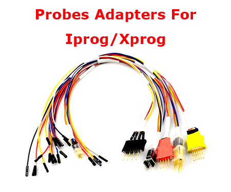 Probes Adapters for in-circuit ECU Work with Iprog+ Programmer and Xprog