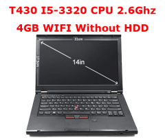 Second Hand Lenovo T430 I5-3320M CPU 2.60GHz 4GB Memory WIFI DVDRW Laptop