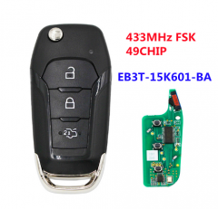 DS7T-15K601-B Flip Remote Key For Ford Mondeo S-Max