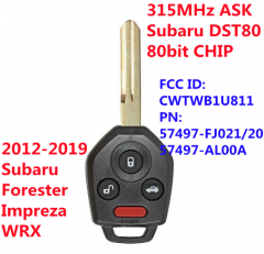 (315Mhz) CWTWB1U811 Remote Key For Subaru Impreza WRX Forester