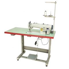 computerize control flat bed automatic reverse compound feed lockstitch industrial sewing machine DS-0303DF-1