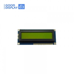 16x2 character lcd module display yellow/green YM1602C
