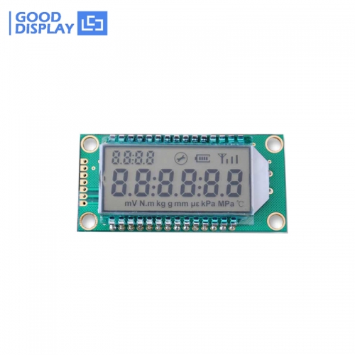 6-digit 8-Segment ultra-low temperature segment LCD module GDM0689