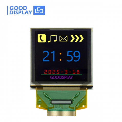 1.5 inch Color OLED Display Panel 128x128 Pixels, GDO0150C
