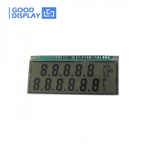 5 pieces, -20℃ TN positive reflective type with 2 lines 11 digits 28pins segment lcd GDC0178DP15