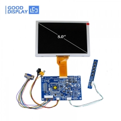 8 inch VGA, VIDEO LCD Module 800x600 Resolution 12V TFT Display, GD102M03-GTIEJ080NA-05B