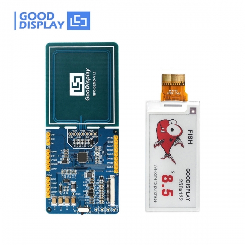 2.13'' Epaper Color Eink with NFC Refresh Board, GDEY0213Z98 with NFC Board DENFC-M01