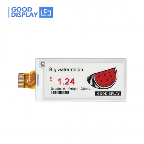 2.9 inch small ePaper display Tri-color Partial update 296x128, GDEY029Z95