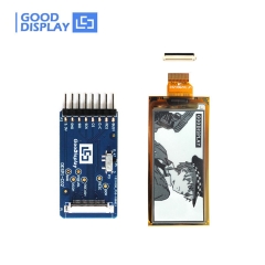 2.9 inch e ink flexible ultra-thin 4 Grayscale e-paper display with HAT connect board development, GDEW029I6FD with adapter board DESPI-C02