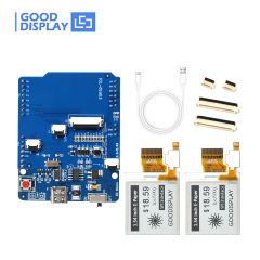 ESP32 development kit 1.54 inch e-ink touch panel  SPI interface epaper display, 2pcs GDEY0154D67-T03 with ESP32 Demo Kit ESP32-L(T01)