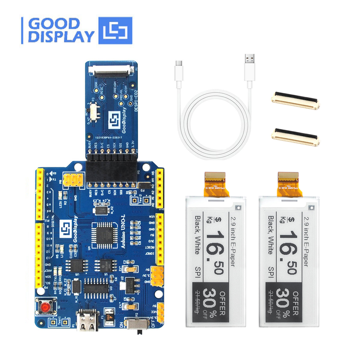 EPD with Arduino Demo Kit