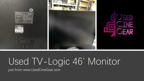 Used TVLogic FCM-462W 46" Ultra-narrow bezel Video Wall Displays