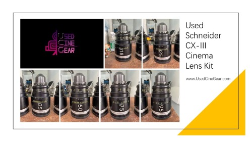 Used Schneider CX-III Cinema Lens Kit