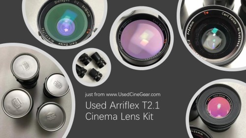 Used Arriflex Standard Prime Cinema Lens Kit