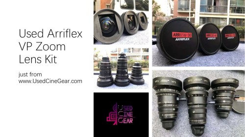 Used Arriflex Variable Prime Zoom Lenses 16-30mm, 30-60mm, 55-105mm