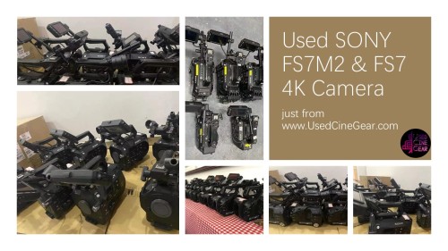 Used SONY FS7m2 & FS7 XDCAM S35+4k Camera System