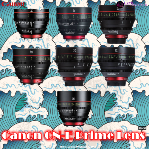 Used Canon CN-E Prime Lenses Kit