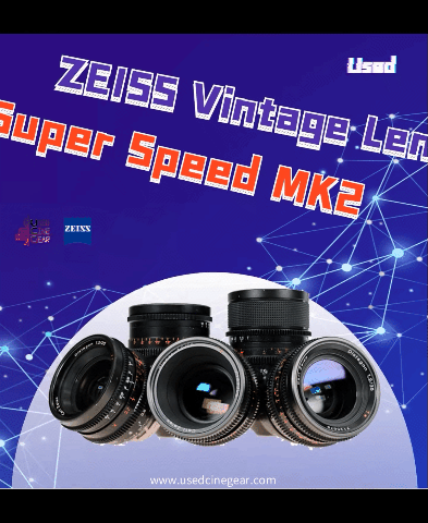 Used Zeiss Super Speed MK2 Vintage Lenses Kit